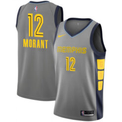 Memphis Grizzlies Ja Morant Gray City Jersey