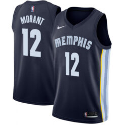 Memphis Grizzlies Ja Morant Navy Icon Jersey