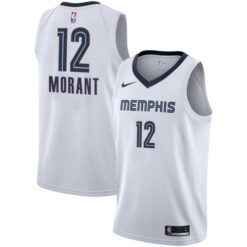 Memphis Grizzlies Ja Morant White Association Jersey