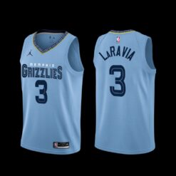 Memphis Grizzlies Jake LaRavia 2022-23 Blue City Edition Jersey