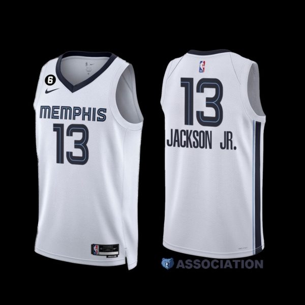 Memphis Grizzlies Jaren Jackson Jr. 2022-23 Association Edition Jersey White Memphis Grizzlies Jaren Jackson Jr. 2022-23 Association Edition Jersey White