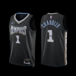Memphis Grizzlies Kennedy Chandler 2022-23 City Edition Jersey Black