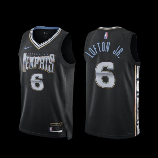 Memphis Grizzlies Kenneth Lofton Jr. 2022-23 City Edition Jersey Black
