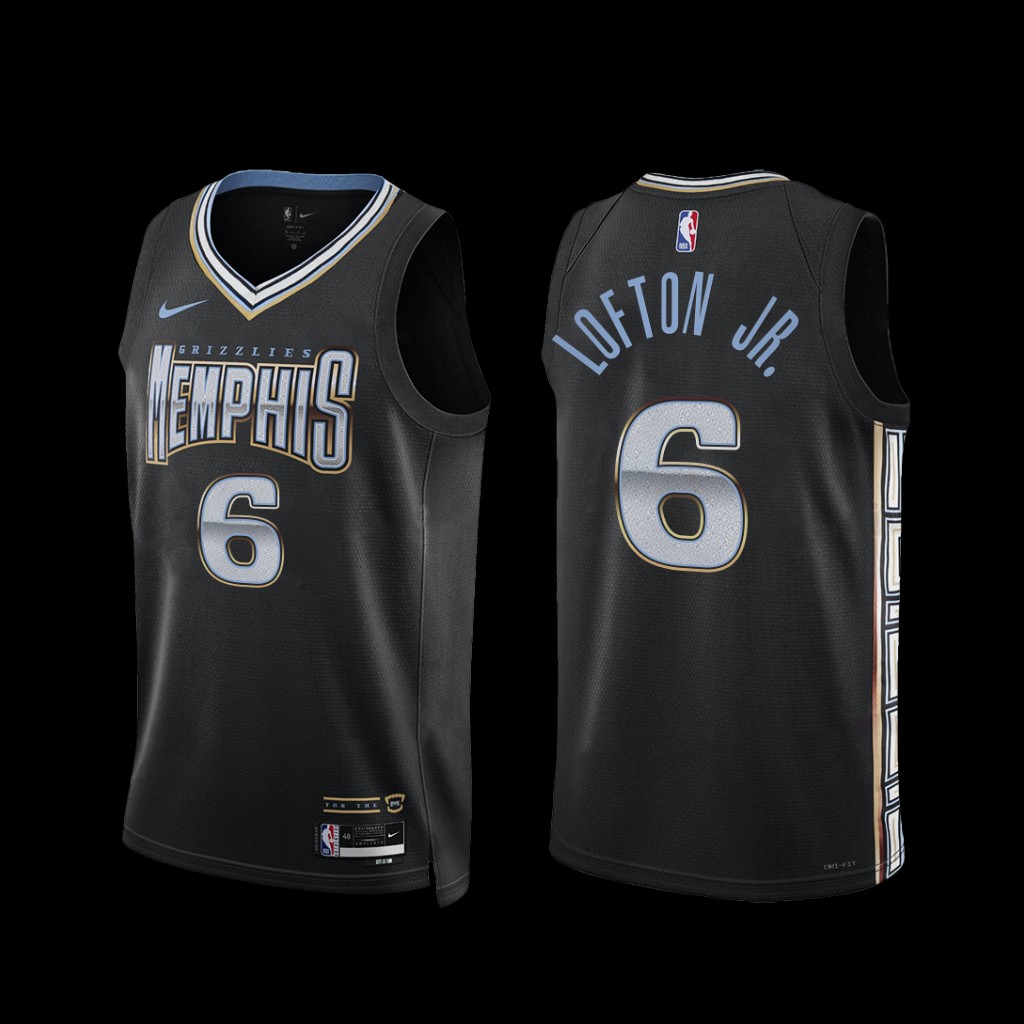 Memphis Grizzlies Kenneth Lofton Jr. 2022-23 City Edition Jersey Black Memphis Grizzlies Kenneth Lofton Jr. 2022-23 City Edition Jersey Black