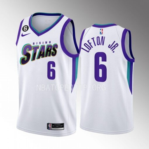 Memphis Grizzlies Kenneth Lofton Jr. 2023 NBA Rising Stars White Jersey