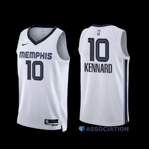 Memphis Grizzlies Luke Kennard 2022-23 Association Edition Jersey White Memphis Grizzlies Luke Kennard 2022-23 Association Edition Jersey White