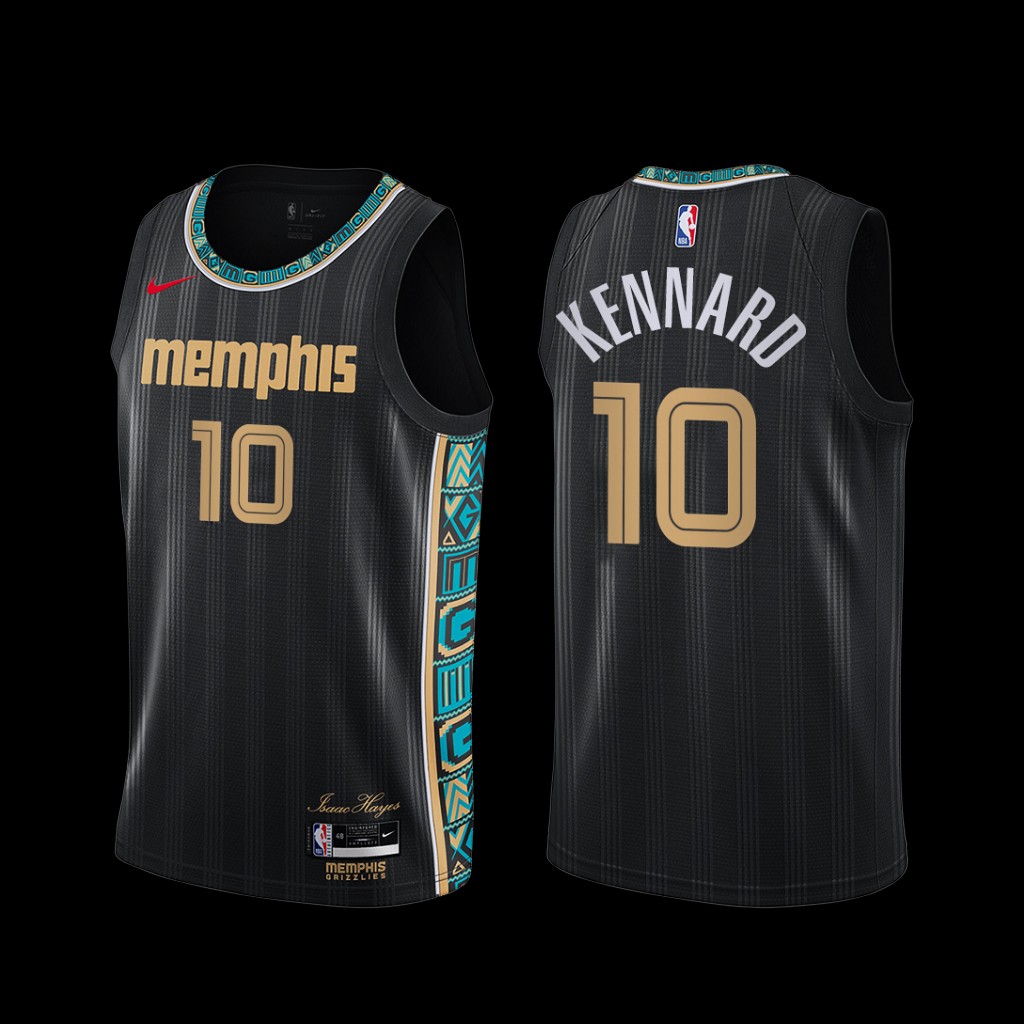 Memphis Grizzlies Luke Kennard 2022-23 Classic Edition Jersey Black Memphis Grizzlies Luke Kennard 2022-23 Classic Edition Jersey Black