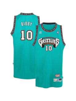 Memphis Grizzlies Mike Bibby Green Throwback Jersey