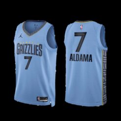 Memphis Grizzlies Santi Aldama 2022-23 Blue Statement Edition Jersey