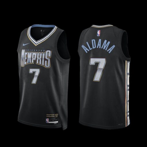 Memphis Grizzlies Santi Aldama 2022-23 City Edition Jersey Black