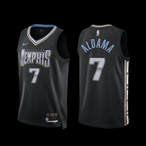 Memphis Grizzlies Santi Aldama 2022-23 City Edition Jersey Black