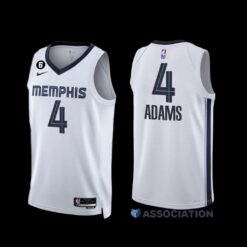 Memphis Grizzlies Steven Adams 2022-23 Association Edition Jersey White