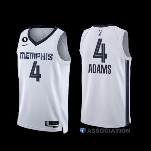 Memphis Grizzlies Steven Adams 2022-23 Association Edition Jersey White