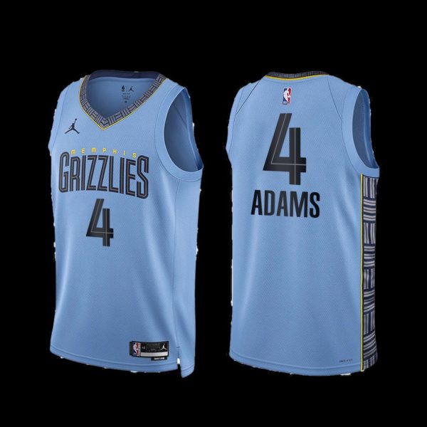 Memphis Grizzlies Steven Adams 2022-23 Blue Statement Edition Jersey Memphis Grizzlies Steven Adams 2022-23 Blue Statement Edition Jersey