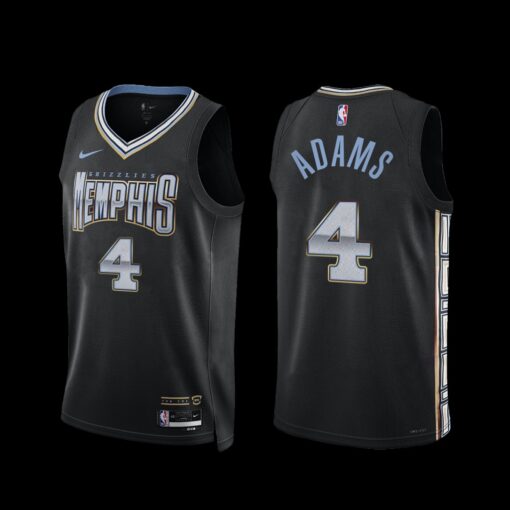 Memphis Grizzlies Steven Adams 2022-23 City Edition Jersey Black