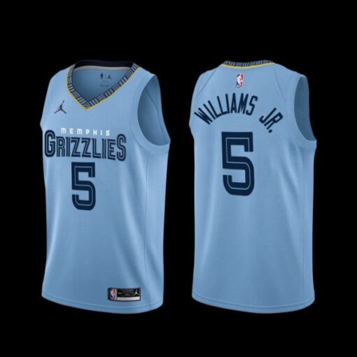 Memphis Grizzlies Vince Williams Jr. 2022-23 Blue City Edition Jersey
