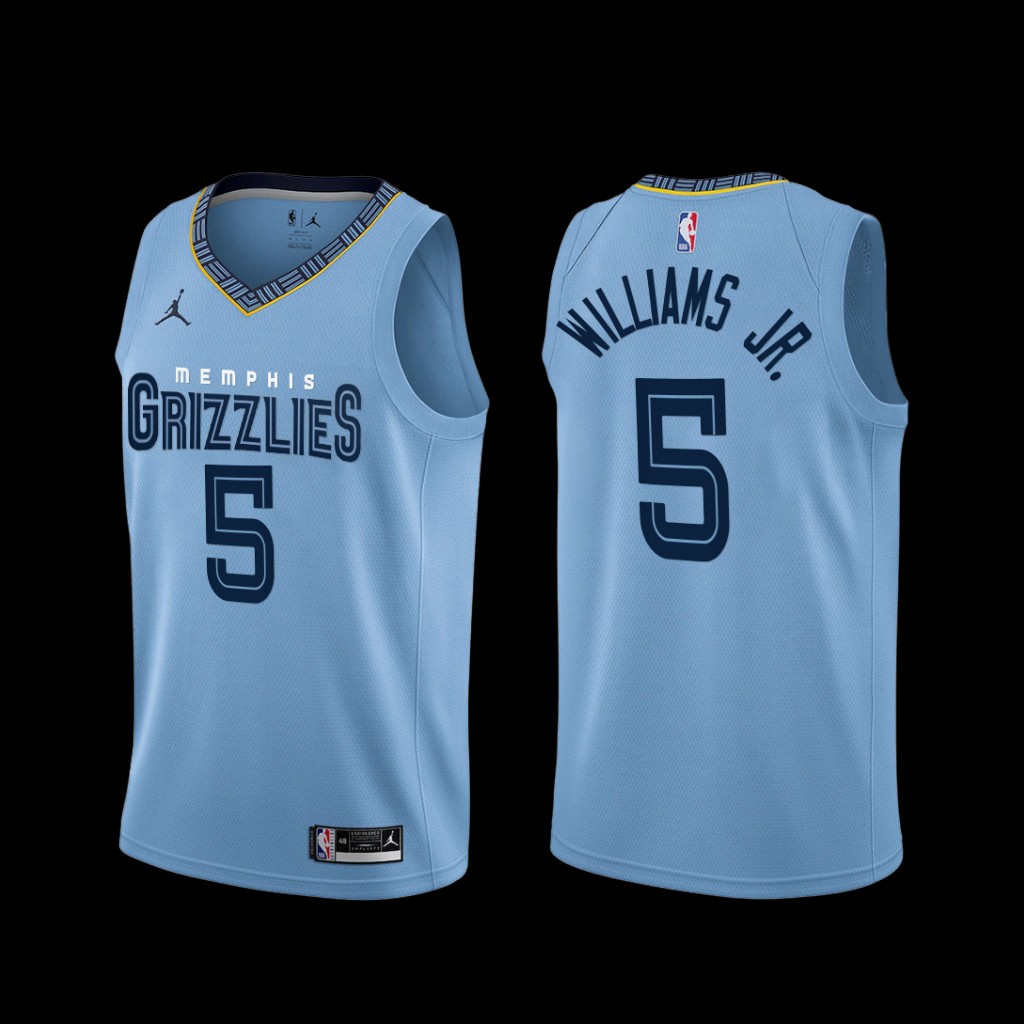 Memphis Grizzlies Vince Williams Jr. 2022-23 Blue City Edition Jersey Memphis Grizzlies Vince Williams Jr. 2022-23 Blue City Edition Jersey