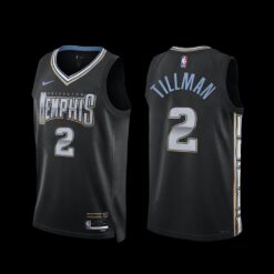 Memphis Grizzlies Xavier Tillman 2022-23 City Edition Jersey Black