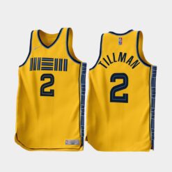 Memphis Grizzlies Xavier Tillman 2022-23 Earned Edition Jersey Gold