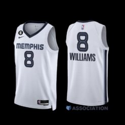 Memphis Grizzlies Ziaire Williams 2022-23 Association Edition Jersey White