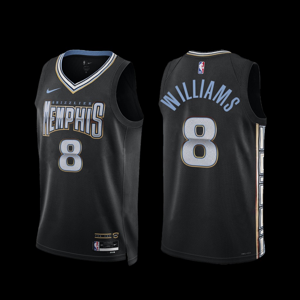 Memphis Grizzlies Ziaire Williams 2022-23 City Edition Jersey Black Memphis Grizzlies Ziaire Williams 2022-23 City Edition Jersey Black