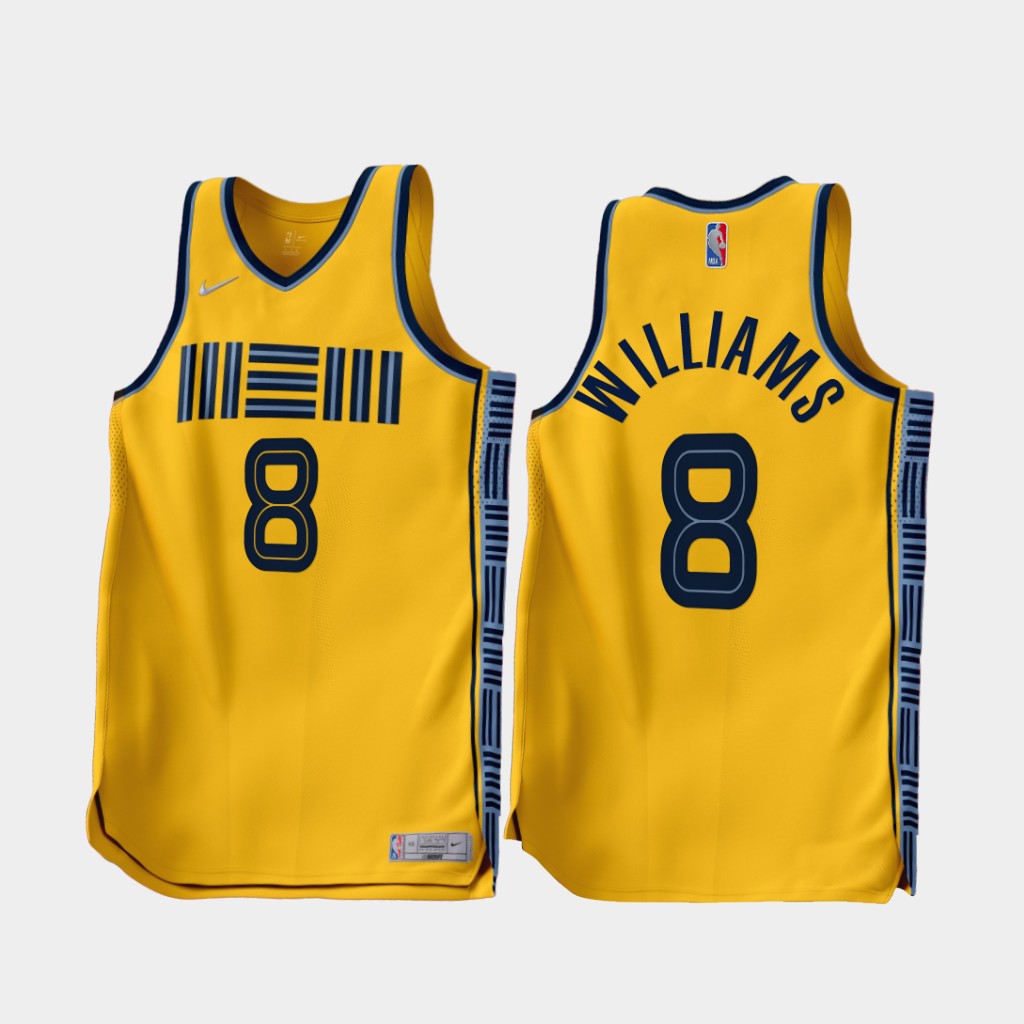 Memphis Grizzlies Ziaire Williams 2022-23 Earned Edition Jersey Gold Memphis Grizzlies Ziaire Williams 2022-23 Earned Edition Jersey Gold