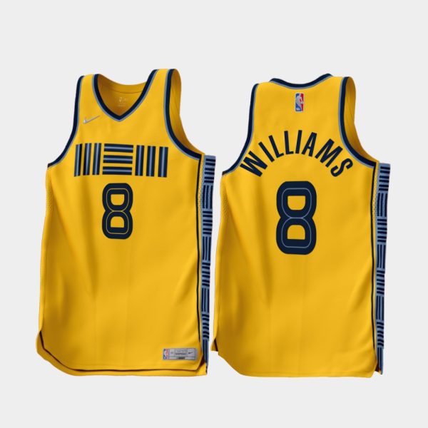 Memphis Grizzlies Ziaire Williams 2022-23 Earned Edition Jersey Gold Memphis Grizzlies Ziaire Williams 2022-23 Earned Edition Jersey Gold