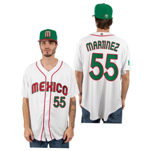 Mexico Adrian Martinez White 2023 World Baseball Classic Jersey