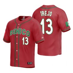 Mexico Alan Trejo Red Replica 2023 World Baseball Classic Jersey