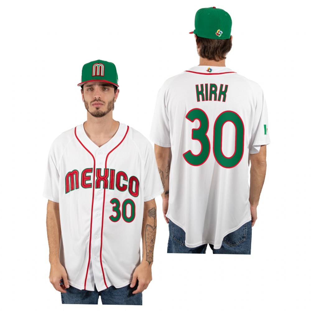 Mexico Alejandro Kirk White 2023 World Baseball Classic Jersey Mexico Alejandro Kirk White 2023 World Baseball Classic Jersey