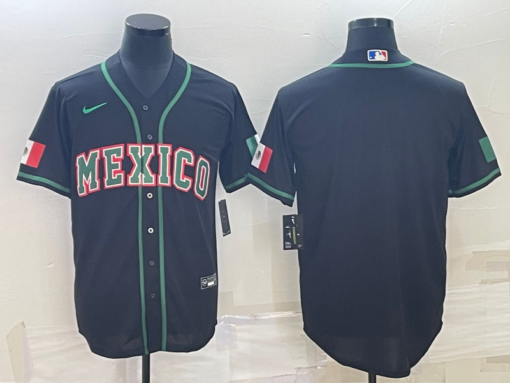 Mexico Black 2023 World Baseball Classic Jersey
