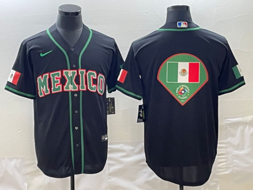 Mexico Black Flag Editon 2023 World Baseball Classic Jersey