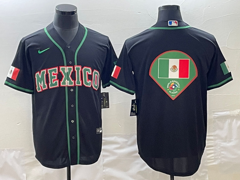 Mexico Black Flag Editon 2023 World Baseball Classic Jersey Mexico Black Flag Editon 2023 World Baseball Classic Jersey