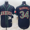 Mexico Fernando Valenzuela Red 2023 World Baseball Classic Jersey with Flag
