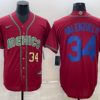 Mexico Fernando Valenzuela Red 2023 World Baseball Classic Jersey with Flag