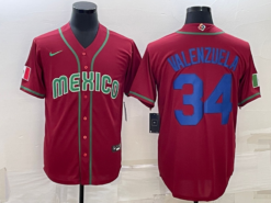 Mexico Fernando Valenzuela Red Replica 2023 World Baseball Classic Jersey