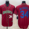 Mexico Fernando Valenzuela White Blue Red 2023 World Baseball Classic Jersey