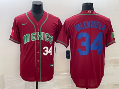 Mexico Fernando Valenzuela Red White Replica 2023 World Baseball Classic Jersey