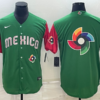 Mexico Green Red Flag Editon 2023 World Baseball Classic Jersey