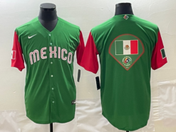 Mexico Green Red Flag Editon 2023 World Baseball Classic Jersey