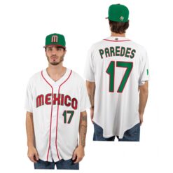 Mexico Isaac Paredes White 2023 World Baseball Classic Jersey