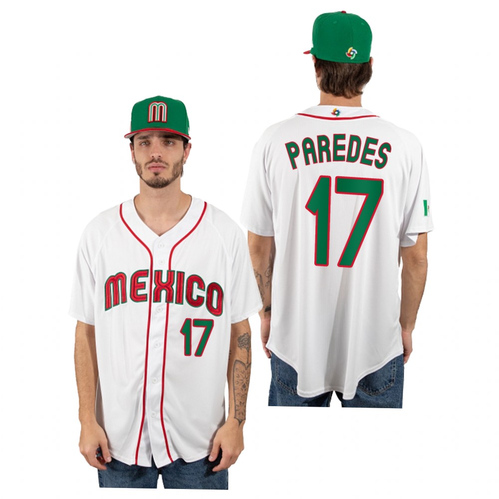 Mexico Isaac Paredes White 2023 World Baseball Classic Jersey Mexico Isaac Paredes White 2023 World Baseball Classic Jersey