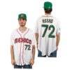 Mexico Javier Assad White Blue 2023 World Baseball Classic Jersey
