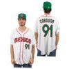 Mexico Jonathan Aranda White Blue 2023 World Baseball Classic Jersey