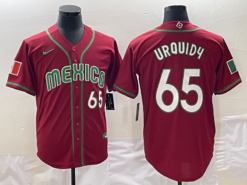 Mexico Jose Urquidy Red White 2023 World Baseball Classic Jersey