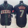 Mexico Julio Urias Black Red 2023 World Baseball Classic Jersey