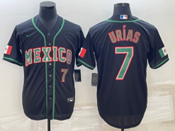 Mexico Julio Urias Black Green 2023 World Baseball Classic Jersey