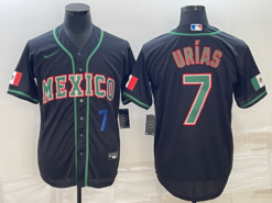 Mexico Julio Urias Black Royal 2023 World Baseball Classic Jersey