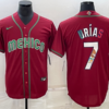 Mexico Julio Urias Red Green 2023 World Baseball Classic Jersey