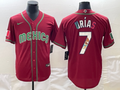 Mexico Julio Urias Red Flag Edition 2023 World Baseball Classic Jersey